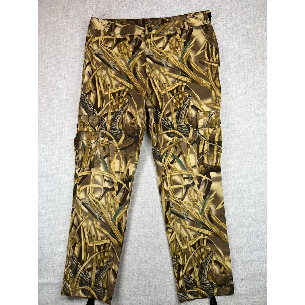 Whitewater Outdoors Advantage Wetlands Camo Cargo Pant Men XL Hunting Duck Blind